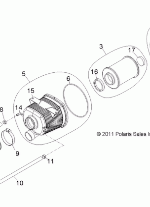 ENGINE AIR INTAKE SYSTEM - R16RAA76AA / AJ (49RGRAIRBOX12800XP)