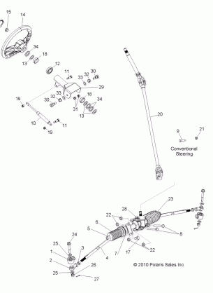 STEERING STEERING ASM. - R16RAA76AA / AJ (49RGRSTEERING116X6)