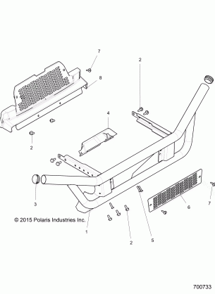 BODY FRONT BUMPER - R16RDA57A1 / B1 (700733)