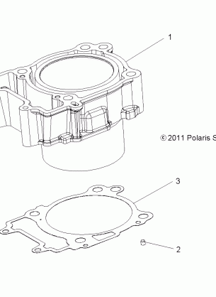 ENGINE CYLINDER - R16RDA57A1 / B1 (49RGRCYLINDER12RZR570)