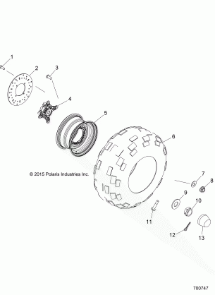 WHEELS FRONT - R16RDA57A1 / B1 (700747)