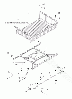 BODY BOX MOUNTING and LATCH - R16RVA57A1 / B1 / E57A9 / B9 (49RGRBOXMOUNTING15900XP)