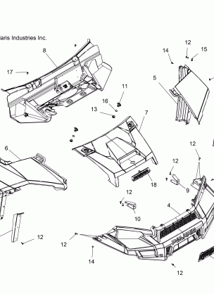 BODY HOOD AND FRONT FACSIA - R16RVA57A1 / B1 / E57A9 / B9 (700765)