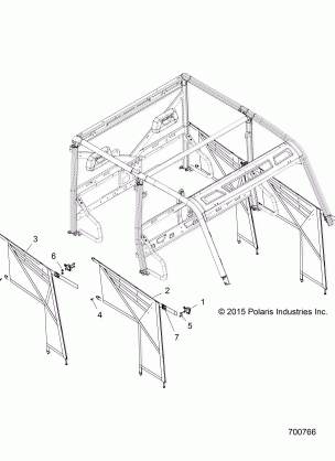 BODY SIDE NETS - R16RVA57A1 / B1 / E57A9 / B9 (700766)