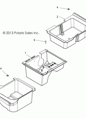 BODY STORAGE - R16RVA57A1 / B1 / E57A9 / B9 (49RGRSTORAGE14CREW)