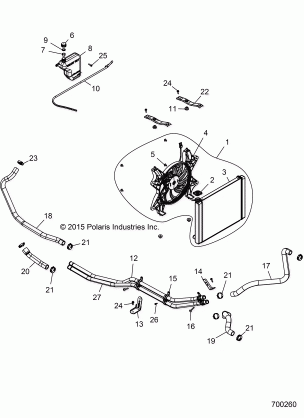 ENGINE COOLING SYSTEM - Z16VA87 ALL OPTIONS (700260)