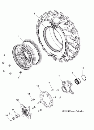 WHEELS FRONT - Z16VAA87A2 (49RGRWHEELFRT15Z90050)