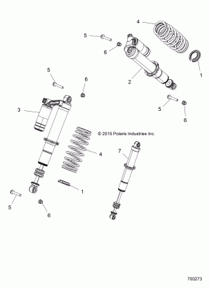 SUSPENSION FRONT SHOCK MOUNTING - Z16VBA87A2 / AB / L2 / E87AB / AR / LB / AE / AS (700273)