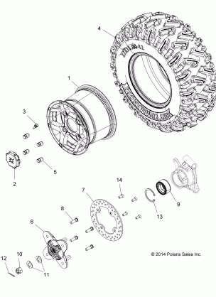 WHEELS REAR - Z16VBA87A2 / AB / L2 / E87AB / AR / LB / AE / AS (49RGRWHEELRR15RZR900)