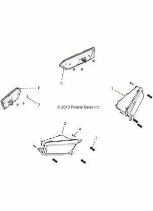 ELECTRICAL HEADLIGHTS AND TAILLIGHTS - Z16VBE99AK / AW / AB (49RGRTAILLAMPS14RZR1000)