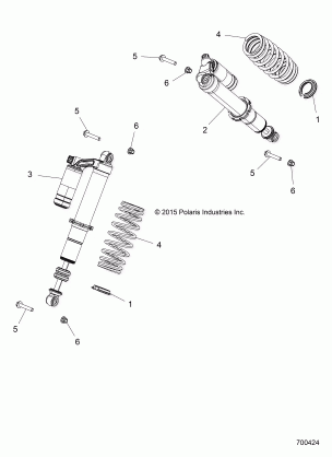 SUSPENSION FRONT SHOCK MOUNTING - Z16VBE99AK / AW / AB (700424)