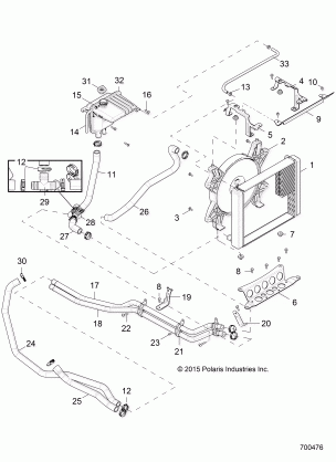 ENGINE COOLING SYSTEM - Z16VDE92AE / AH / AV / AS / AW / N8 (700476)