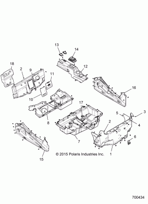 BODY FLOOR and ROCKER PANELS - Z16VDE92AE / AH / AV / AS / AW / N8 (700434)