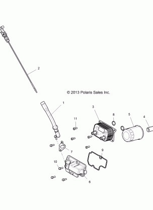 ENGINE DIPSTICK AND OIL FILTER - Z16VDE92AE / AH / AV / AS / AW / N8 (49RGRDIPSTICK14RZR1000)