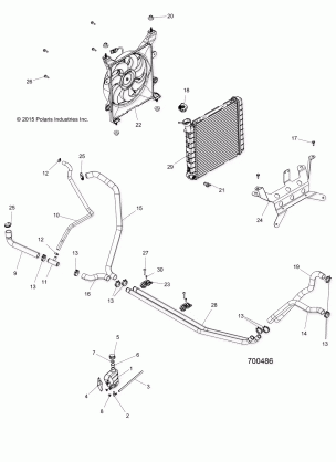 ENGINE COOLING SYSTEM - R16RCA57A1 / A4 / B1 / B4 (700486)