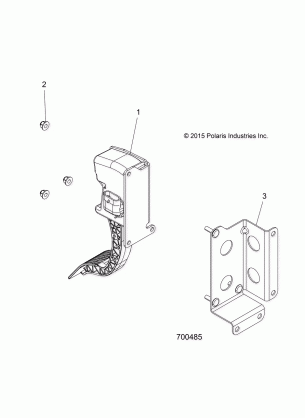 ENGINE THROTTLE PEDAL - R16RCA57A1 / A4 / B1 / B4 (700485)