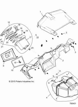 BODY DASH AND GLOVEBOX - Z16VDE92NH (700431)