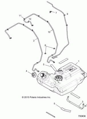 BODY FUEL TANK - Z16VDE92NH (700436)