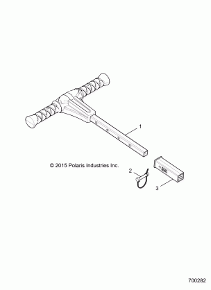 BODY GRAB BAR PASSENGER - Z16VDE92NH (700282)