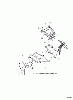 BODY HOOD AND FRONT BODY WORK - Z16VDE92NH (700437)