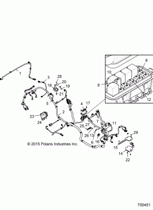 ELECTRICAL WIRE HARNESS - Z16VDE92NH (700451)