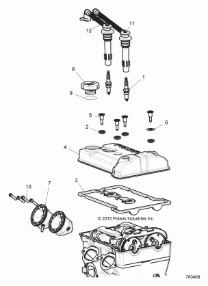 ENGINE THROTTLE BODY AND VALVE COVER - Z16VDE92NH (700468)