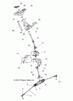 STEERING STEERING ASM. - Z16VDE92NH (49RGRSTEERING151000)