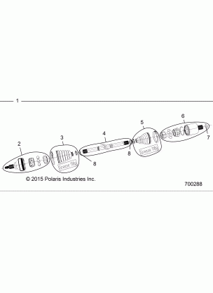 DRIVE TRAIN REAR HALF SHAFT - Z16VDE92NH (700288)