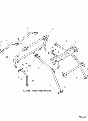 CHASSIS CAB FRAME - Z16VDE92NH / NW (700441)