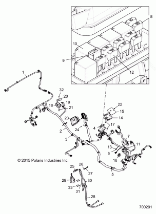 ELECTRICAL WIRE HARNESS - Z16VDM99AM (700291)