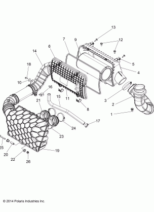 ENGINE AIR INTAKE SYSTEM - Z16VDE99AF / AM / LM / AS (49RGRAIRBOX151000)