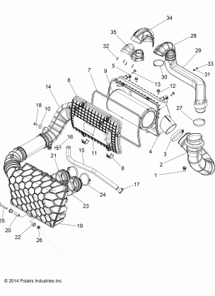 ENGINE AIR INTAKE SYSTEM - Z16VDM99AM (49RGRAIRBOX151000AL)