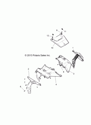 BODY HOOD AND FRONT BODY WORK - Z16VDE99AF / AM / LM / AS / M99AM (49RGRHOOD14RZR1000)