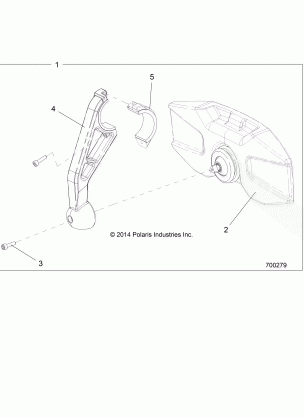 ACCESSORY MIRROR REAR - Z16VDM99AM (700279)