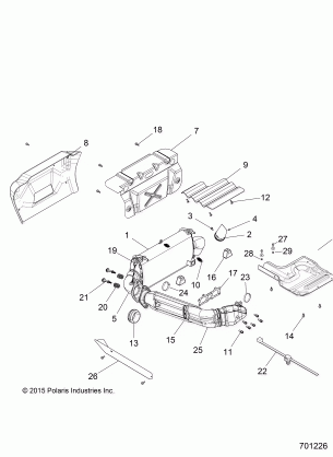 ENGINE EXHAUST SYSTEM - Z16VDE99AF / AM / LM / AS / M99AM (701226)