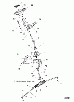 STEERING STEERING ASM. - Z16VDE99AF / AM / LM / AS / M99AM (700625)