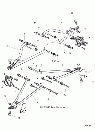 SUSPENSION FRONT CONTROL ARMS - Z16VDE99AF / AM / LM / AS / M99AM (700627)