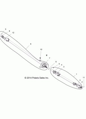 DRIVE TRAIN FRONT PROP SHAFT - Z16VDE99AF / AM / LM / AS / M99AM (49RGRSHAFTPROP151000XP)