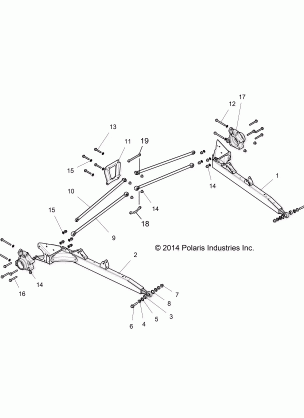 SUSPENSION REAR CONTROL ARMS - Z16VDE99AF / AM / LM / AS / M99AM (49RGRSUSPRR151000)