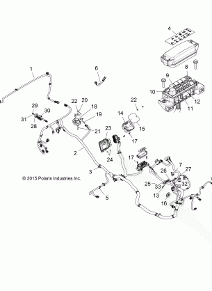 ELECTRICAL WIRE HARNESS - Z16VDE99FM / NM (700587)