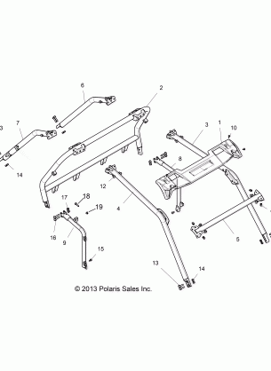 CHASSIS CAB FRAME - Z16VDE99FM / NM (700581)