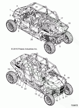 BODY DECALS - Z16VFE92AE / AH / AS / AW (700872)