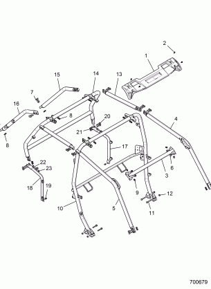 CHASSIS CAB FRAME - Z16VFE92AE / AH / AS / AW (700679)