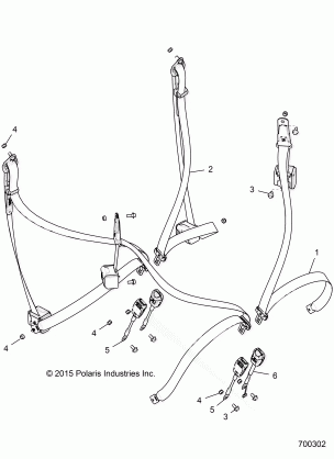 BODY SEAT BELT MOUNTING - Z16VFE99AF / AS / AM / M99AM (700302)