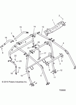 CHASSIS CAB FRAME - Z16VFE99AF / AS / AM / M99AM (700806)