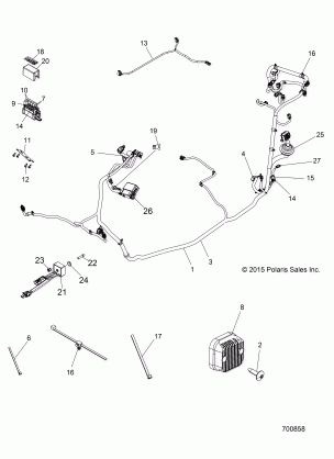 ELECTRICAL WIRE HARNESS - Z16VHE57AK / AS (700858)