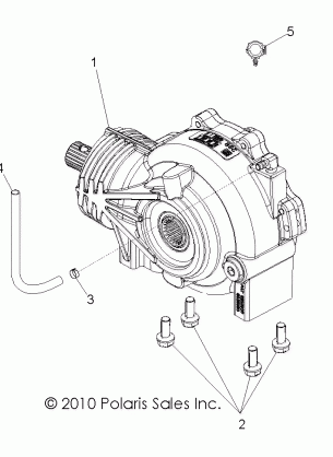 DRIVE TRAIN FRONT GEARCASE - Z16VHA57A2 / AK (49RGRGEARCASEMTG11RZR)