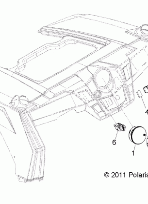 ELECTRICAL DASH INSTRUMENTS and CONTROLS - Z16VHA57A2 / EAK / AS (49RGRDASH12RZR570)