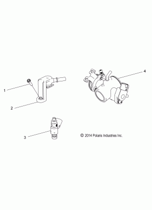 ENGINE THROTTLE BODY - Z16YAV17AB / AF / CAB / CAF (49RGRTHROTTLEBODY15RZR170)