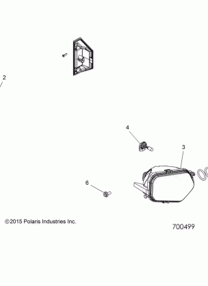 ELECTRICAL HEADLIGHTS TAILLIGHTS and BULBS - R16RDA57A1 / B1 (700499)